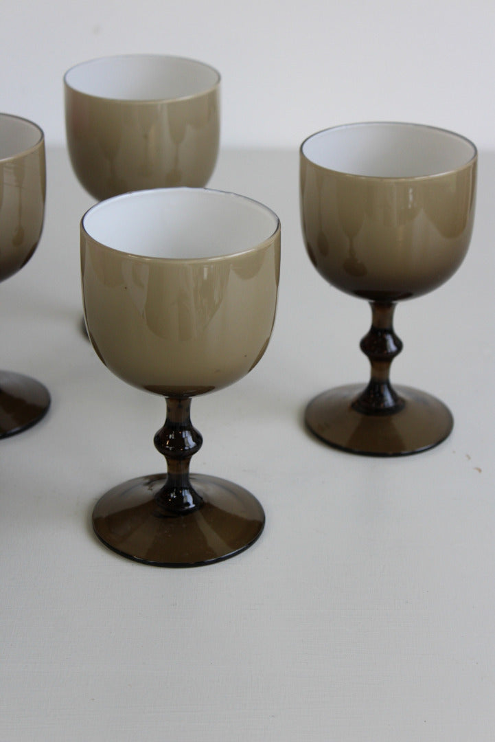 Carlo Moretti Murano Large Goblet x 4 - Kernow Furniture