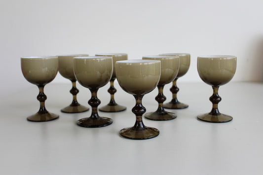 Carlo Moretti Murano Goblet x 8 - Kernow Furniture