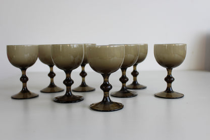 Carlo Moretti Murano Goblet x 8 - Kernow Furniture