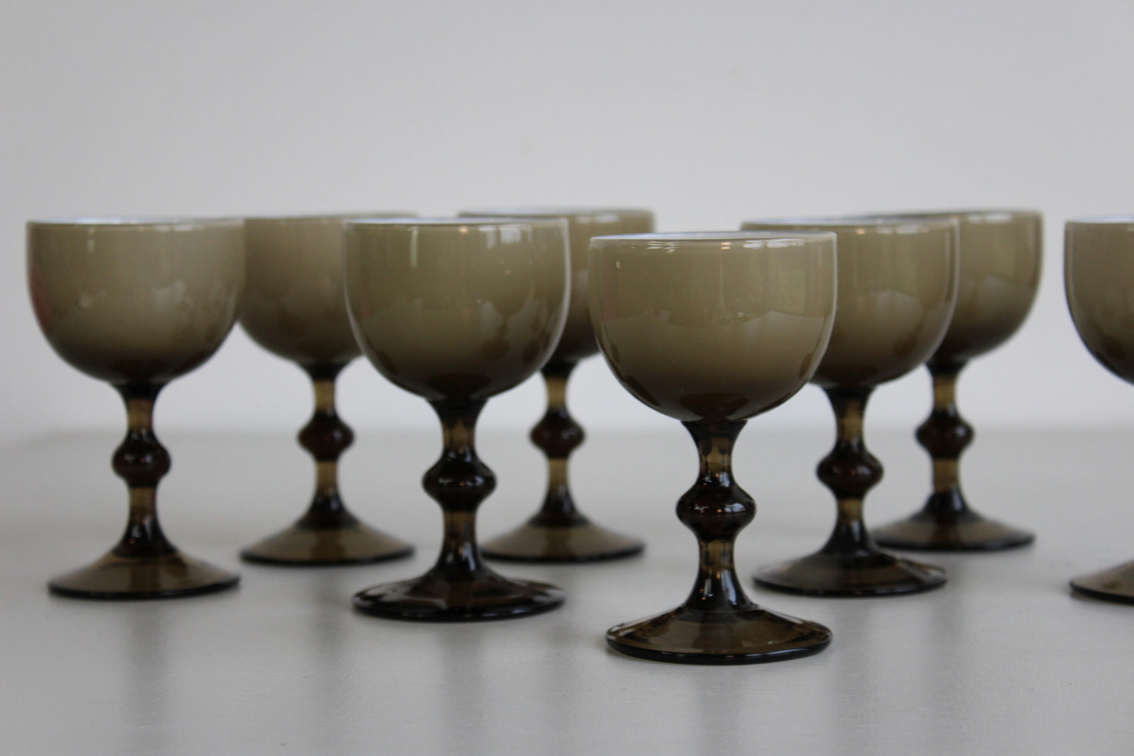 Carlo Moretti Murano Goblet x 8 - Kernow Furniture