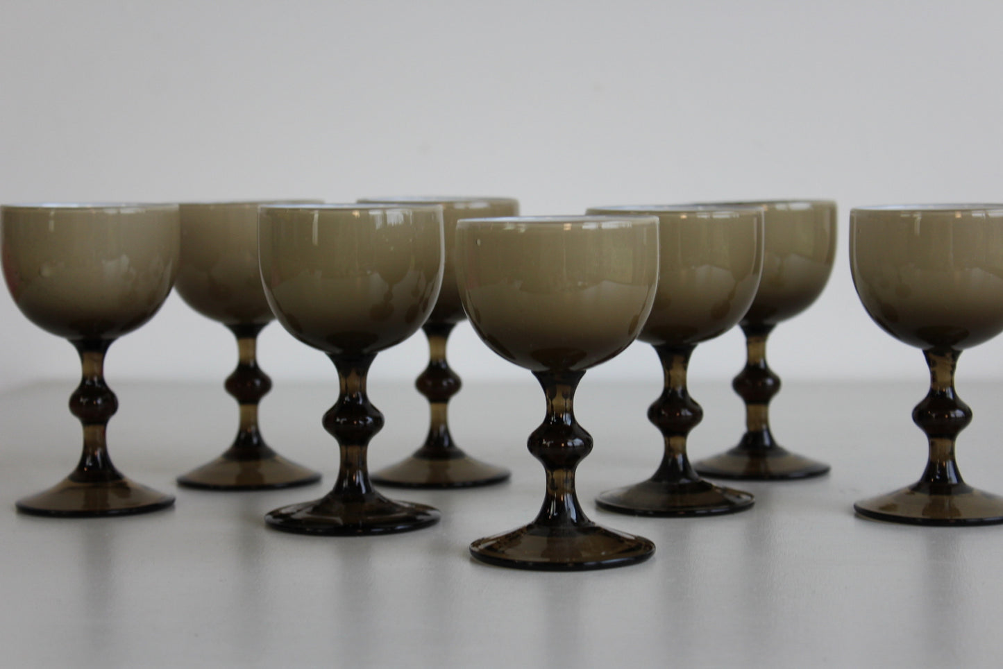 Carlo Moretti Murano Goblet x 8 - Kernow Furniture