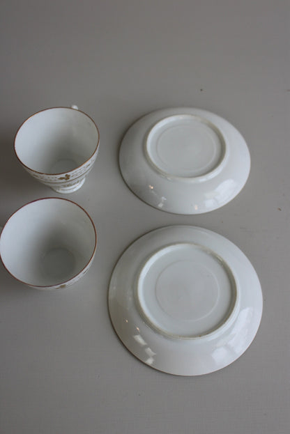 Pair Vintage Helston Souvenir Cup & Saucer - Kernow Furniture