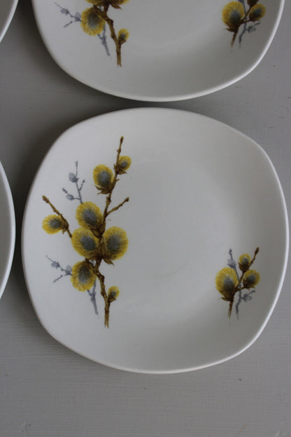 Retro Midwinter Pussy Willow Plates - Kernow Furniture