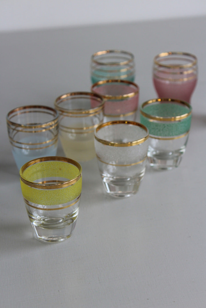 10 Vintage Shot Glasses - Kernow Furniture