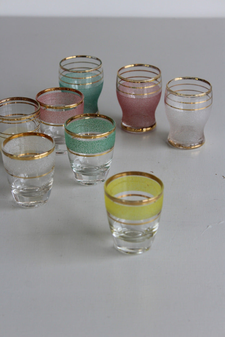 10 Vintage Shot Glasses - Kernow Furniture