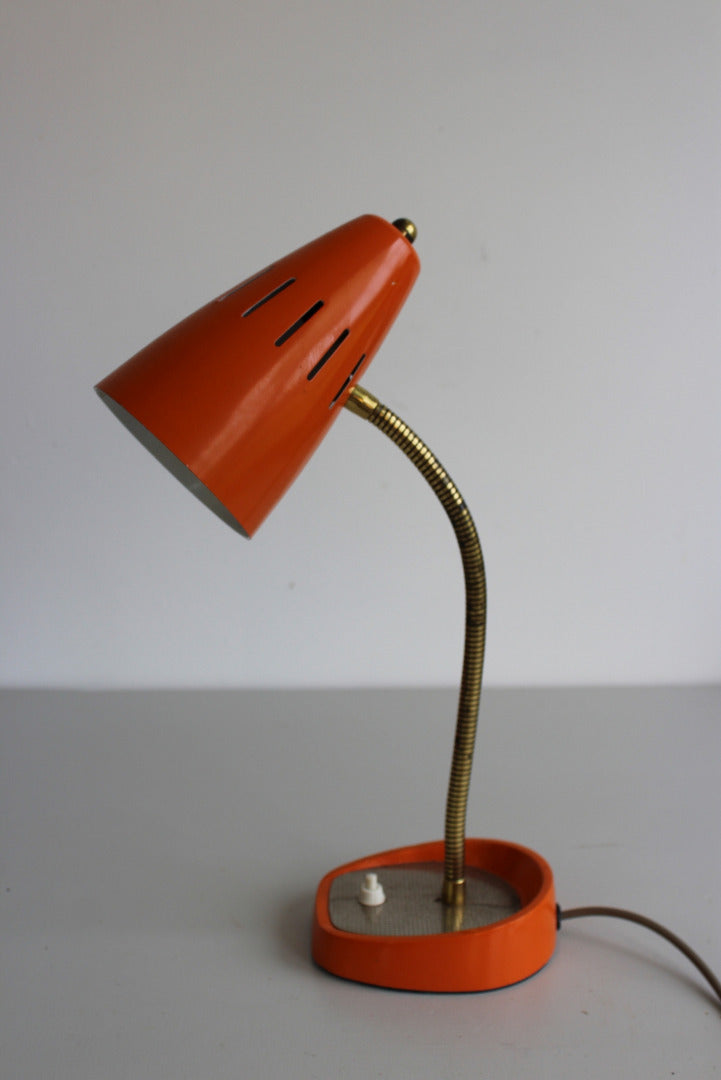 Retro Orange Desk Lamp Model 971 - Kernow Furniture