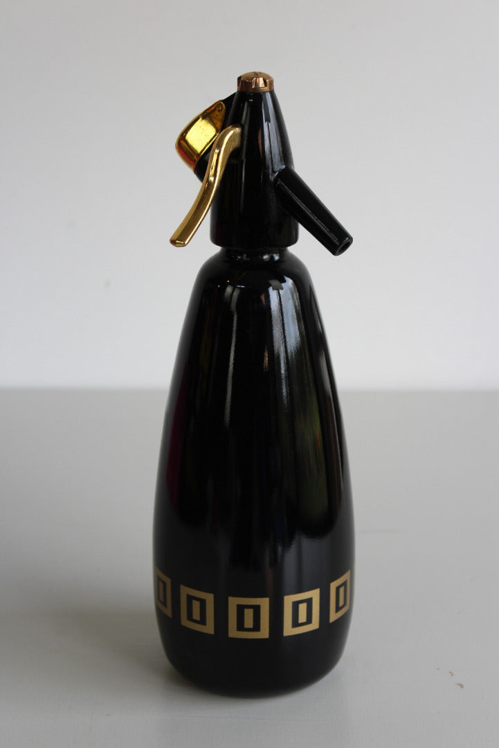 Black & Gold Boc Soda Syphon - Kernow Furniture