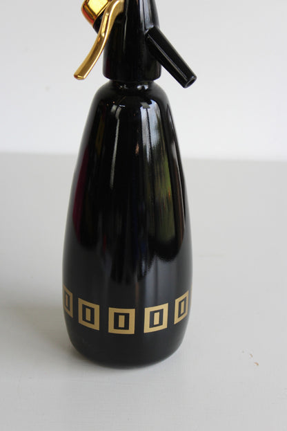 Black & Gold Boc Soda Syphon - Kernow Furniture