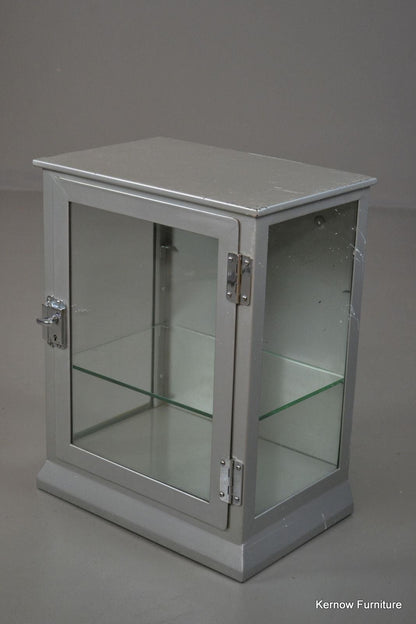 Mid Century Painted Steel Medical Cabinet Bathroom Display - Kernow Furniture