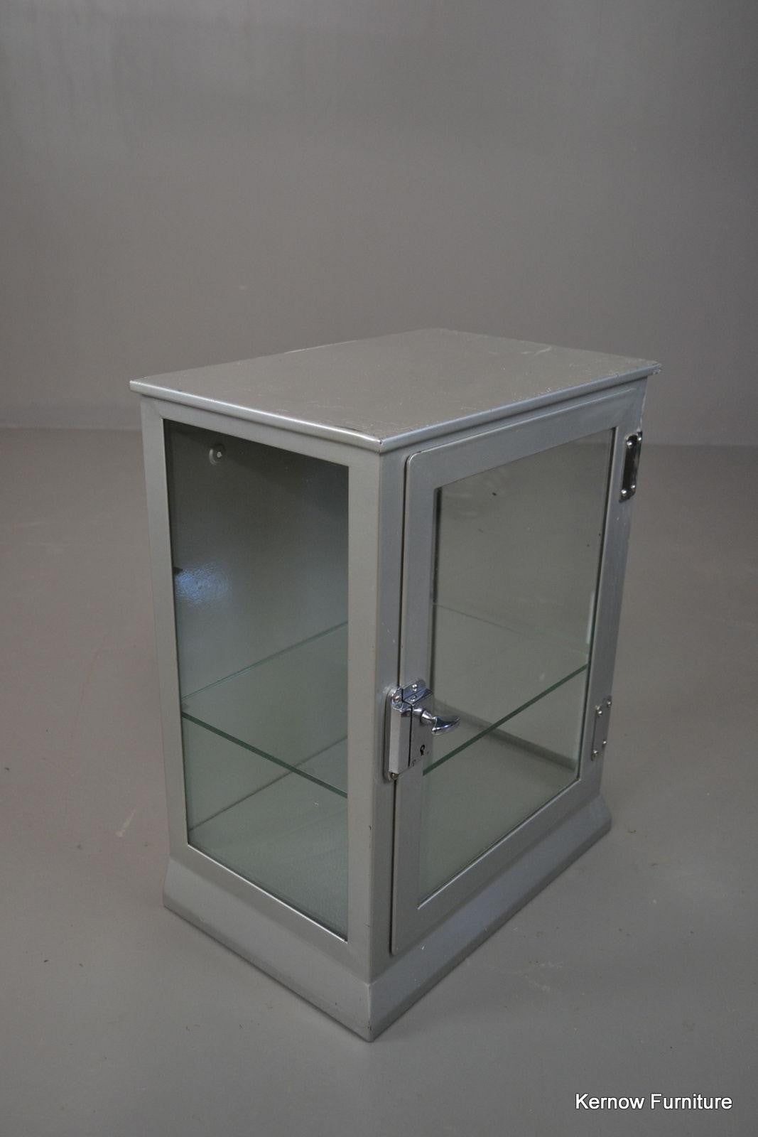 Mid Century Painted Steel Medical Cabinet Bathroom Display - Kernow Furniture