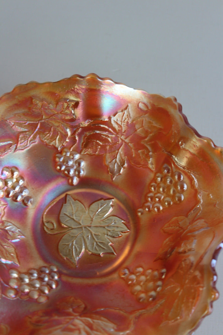 Vintage Carnival Glass Bowl - Kernow Furniture