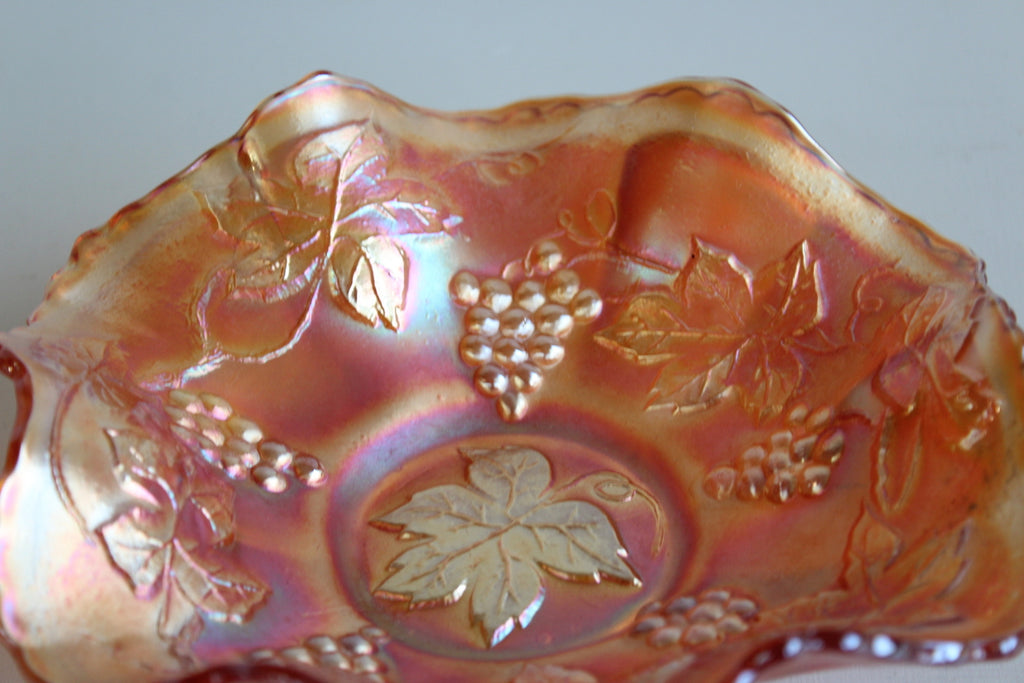 Vintage Carnival Glass Bowl - Kernow Furniture