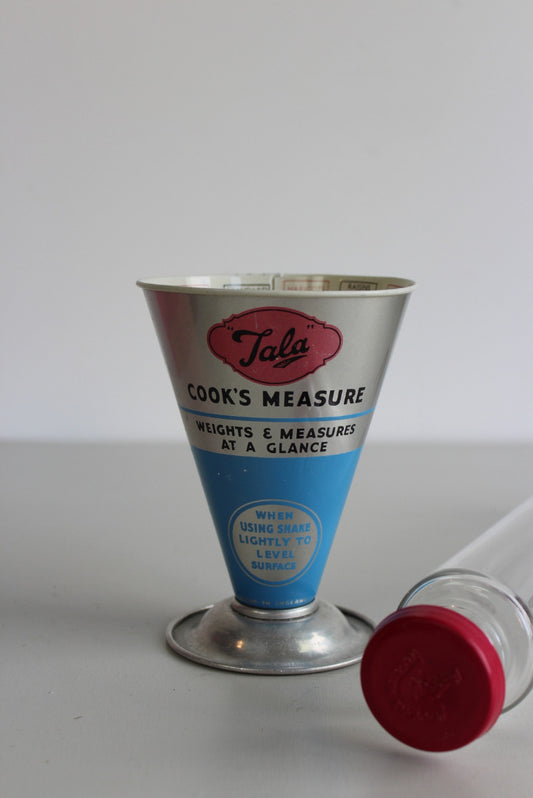 Retro JAJ Glass Rolling Pin & Tala Measure - Kernow Furniture