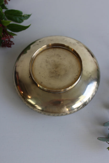 Vintage Indian Brass Bowl - Kernow Furniture