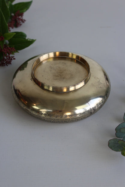 Vintage Indian Brass Bowl - Kernow Furniture