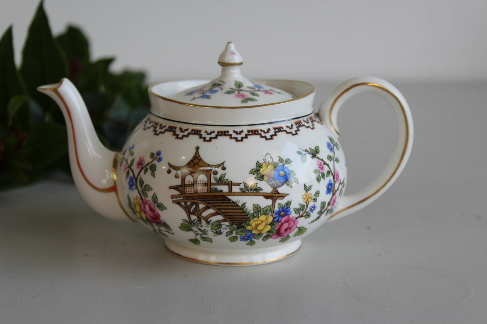 Aynsley Japanese Garden Teapot - Kernow Furniture