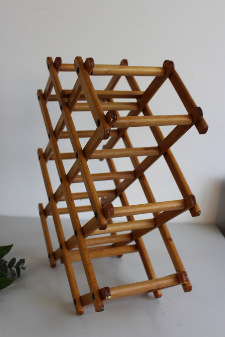 Beech Bottle Rack - Kernow Furniture