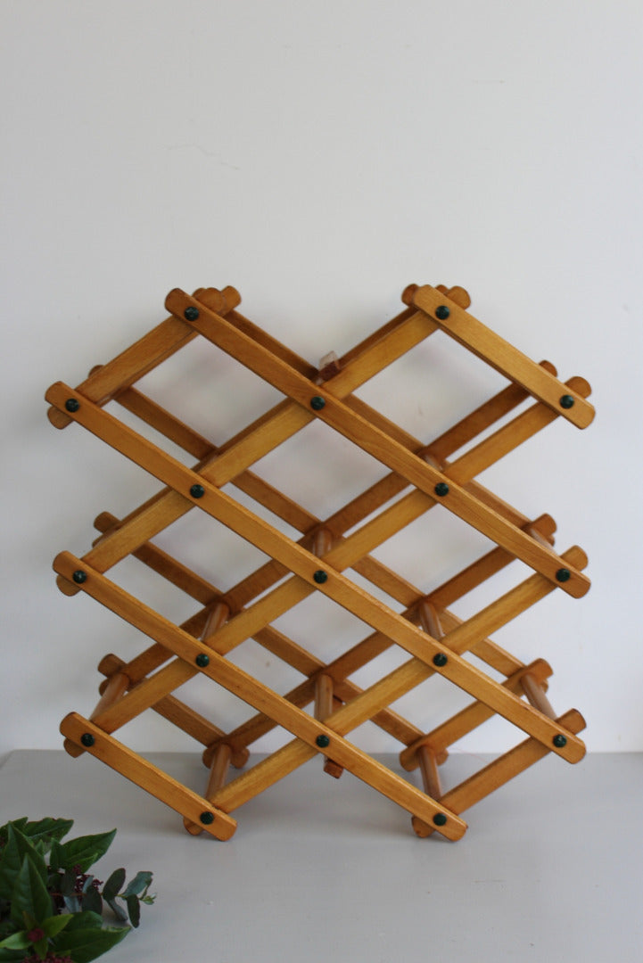 Beech Bottle Rack - Kernow Furniture