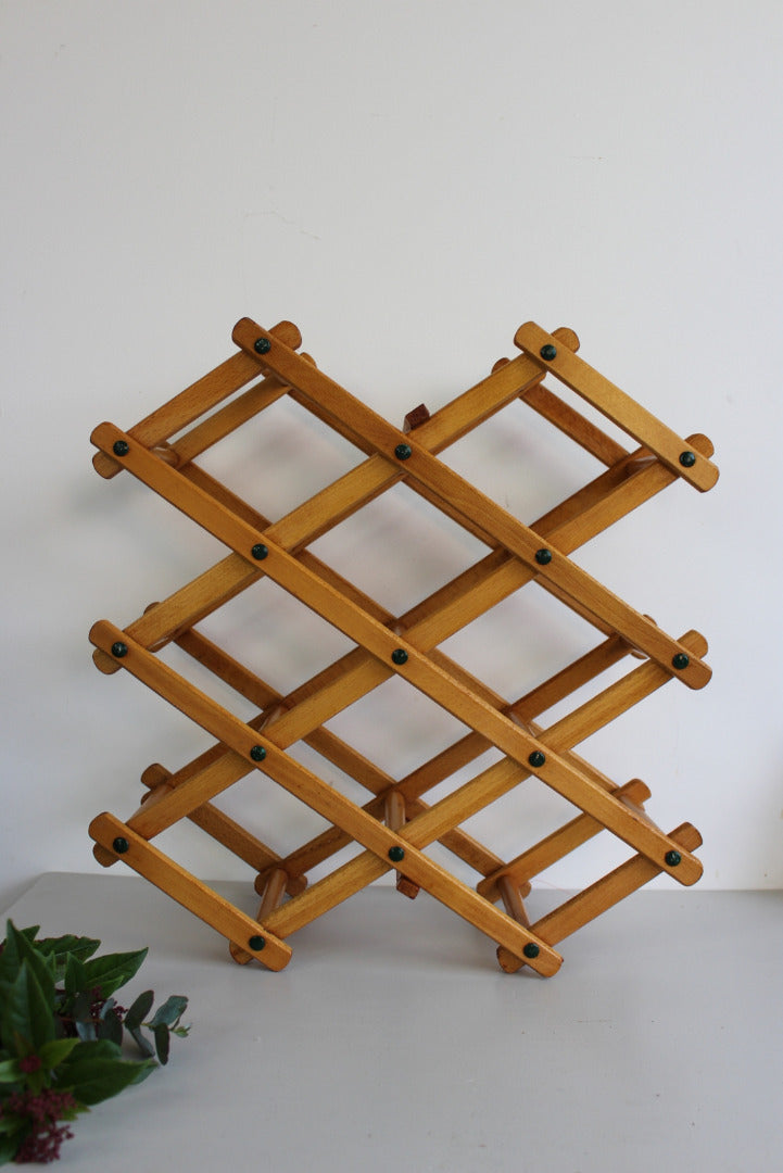 Beech Bottle Rack - Kernow Furniture