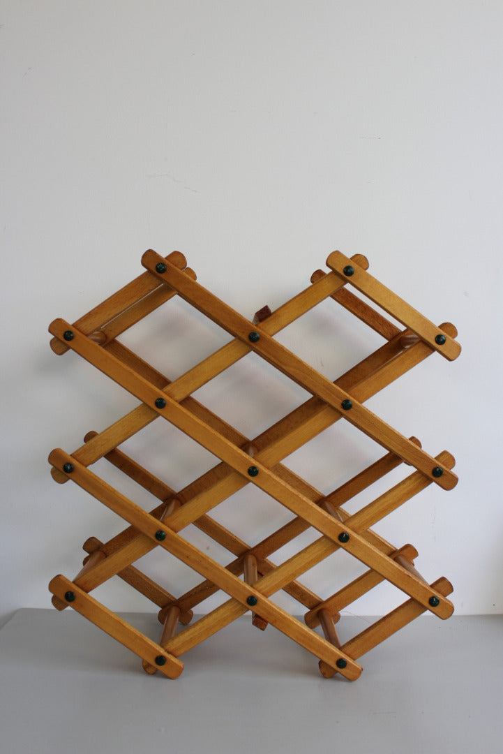 Beech Bottle Rack - Kernow Furniture