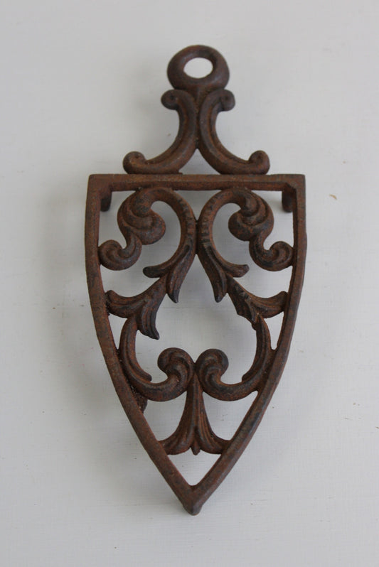 Ornate Scrolled Cast Iron Trivet - Kernow Furniture