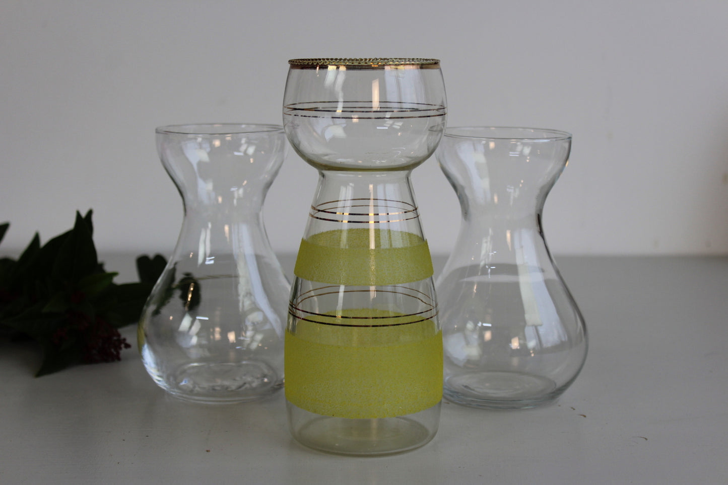 Glass Hyacinth Vase - Kernow Furniture