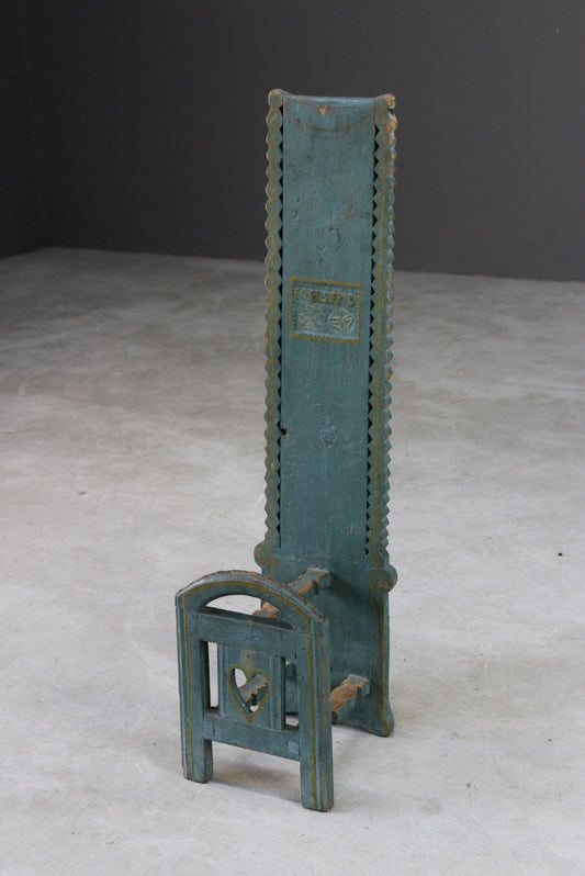 Scandi Painted Folk Style Boot Jack - Kernow Furniture