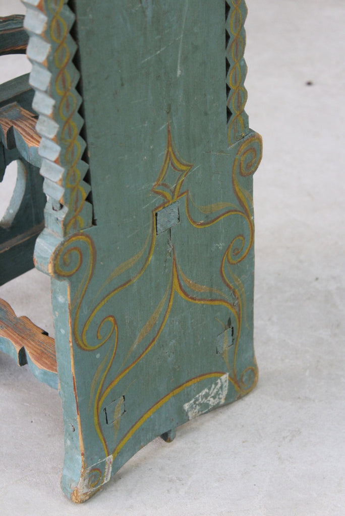 Scandi Painted Folk Style Boot Jack - Kernow Furniture