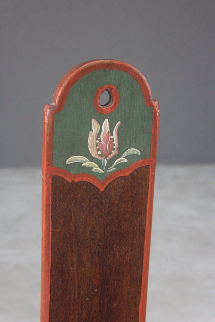 Scandinavian Painted Folk Style Candle Box - Kernow Furniture