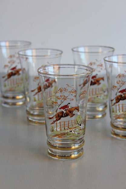 6 x Retro Glasses - Kernow Furniture