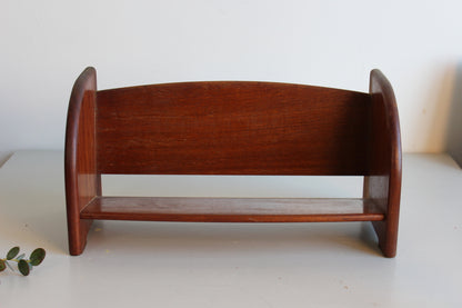 Vintage Mahogany Book Trough - Kernow Furniture