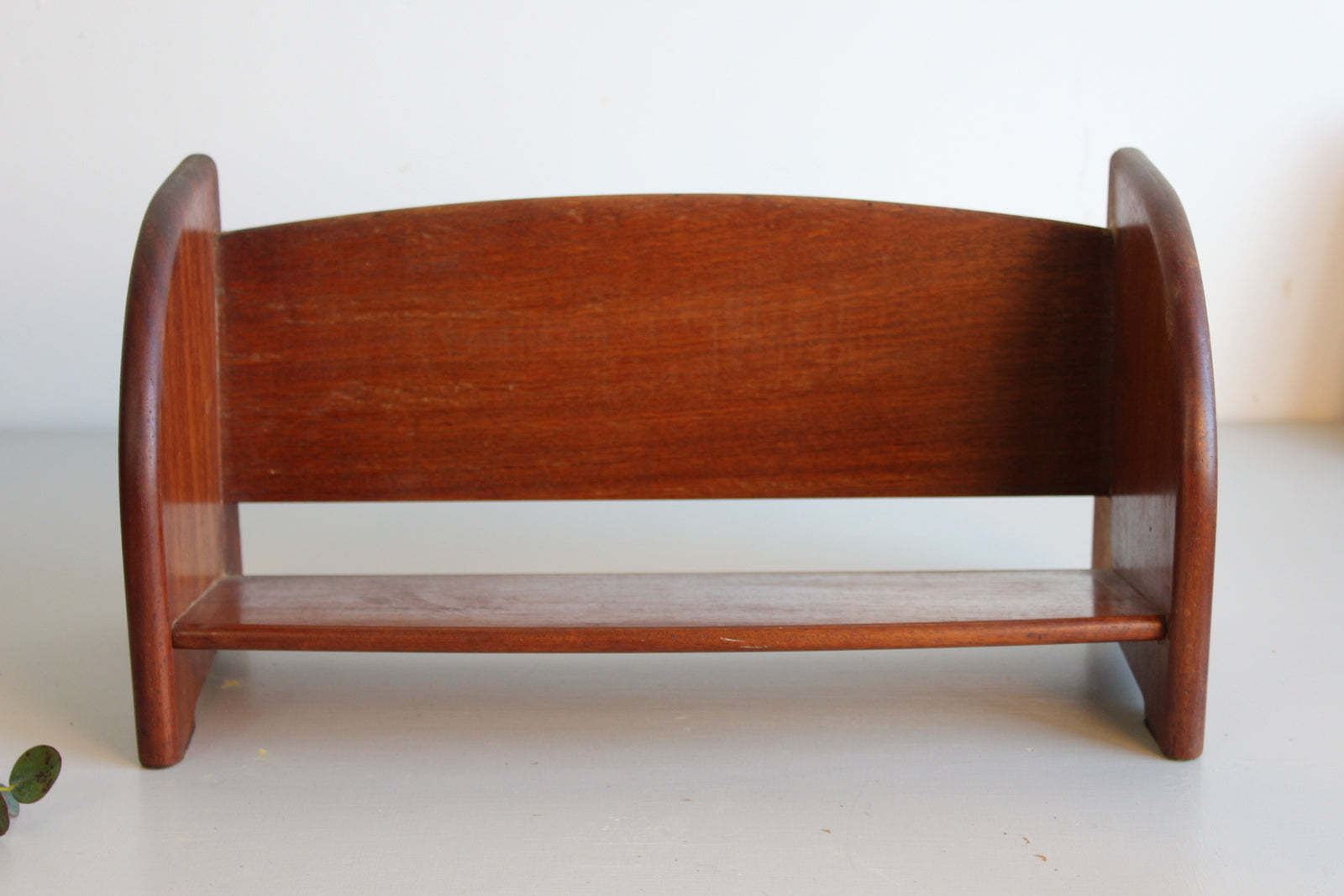 Vintage Mahogany Book Trough - Kernow Furniture