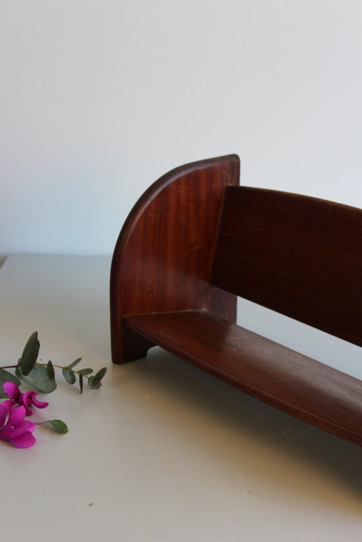 Vintage Mahogany Book Trough - Kernow Furniture