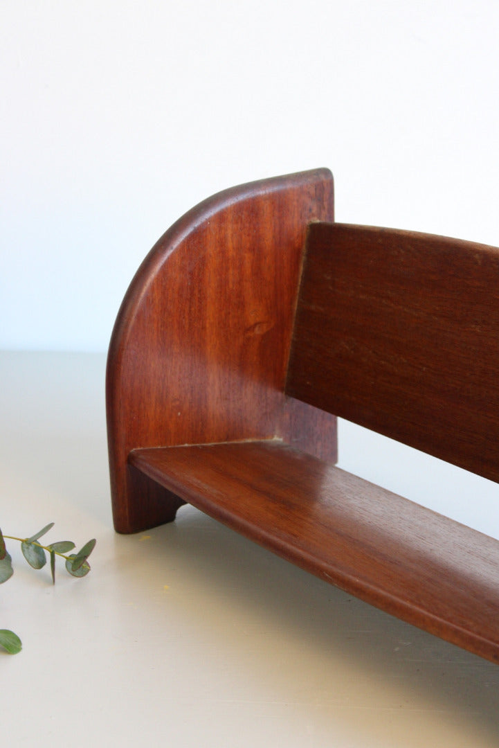 Vintage Mahogany Book Trough - Kernow Furniture