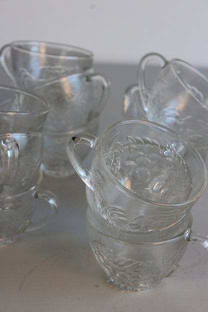 12 Glass Punch Cups - Kernow Furniture