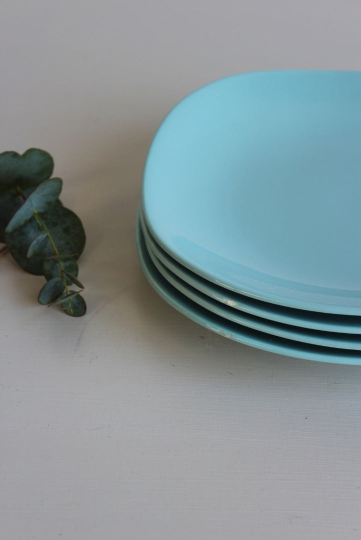 Vintage J G Meakin Blue Plates - Kernow Furniture