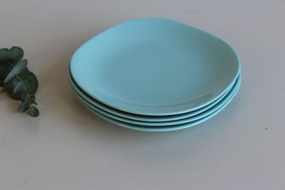 Vintage J G Meakin Blue Plates - Kernow Furniture