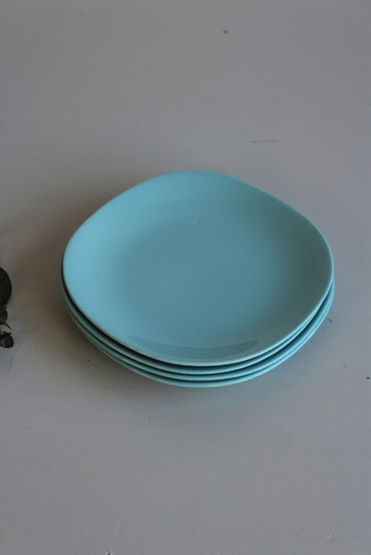 Vintage J G Meakin Blue Plates - Kernow Furniture