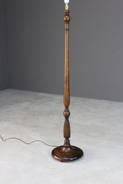 Traditional Wooden Standard Lamp - Kernow Furniture