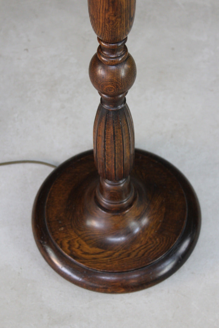 Traditional Wooden Standard Lamp - Kernow Furniture