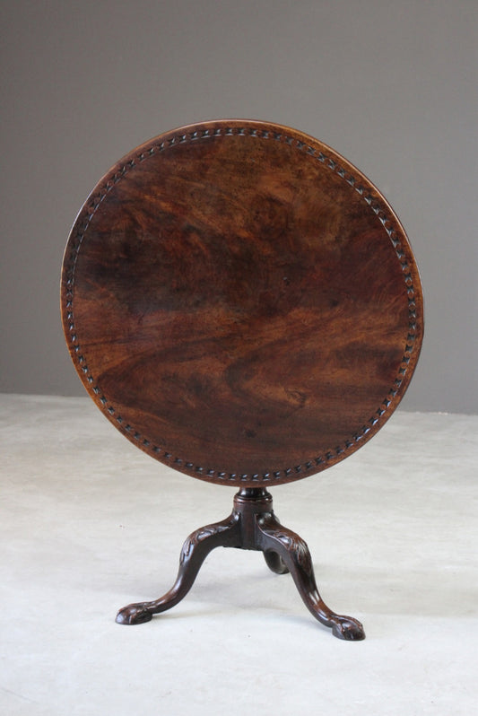 Antique Georgian Mahogany Occasional Table - Kernow Furniture