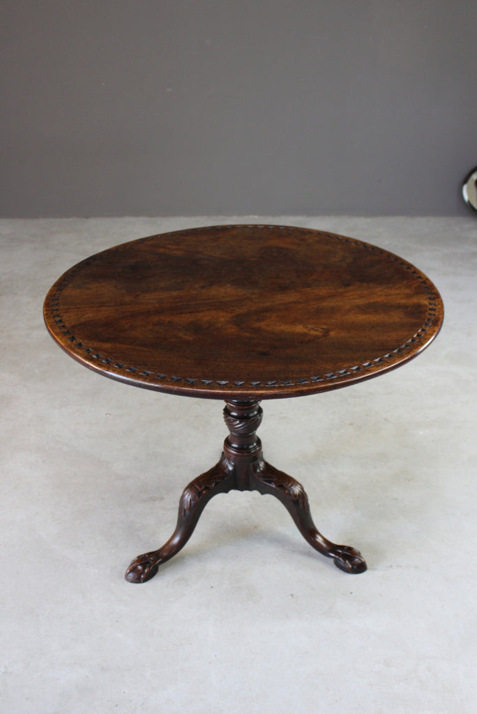 Antique Georgian Mahogany Occasional Table - Kernow Furniture
