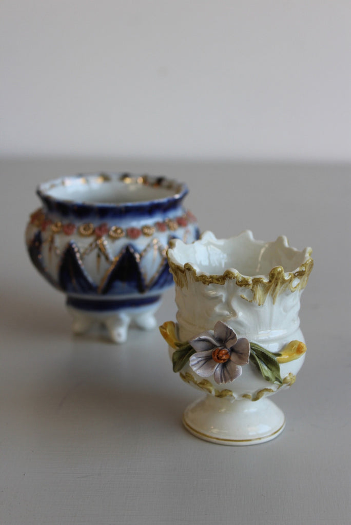 Basano Small Posy Vase & Cauldron Shape Cup - Kernow Furniture