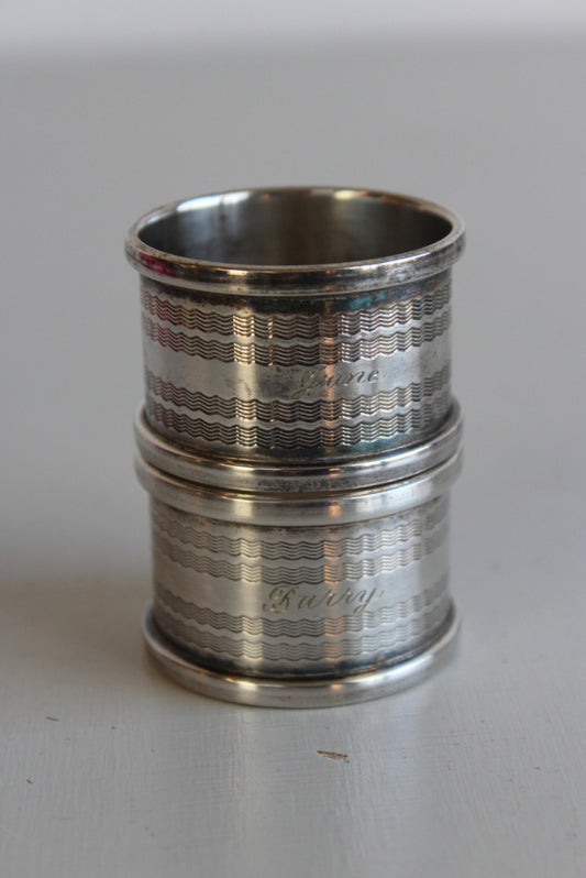 Vintage Napkin Ring - Barry & June - Kernow Furniture