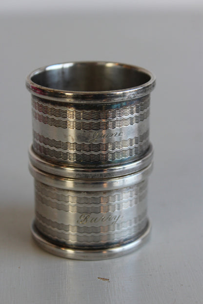 Vintage Napkin Ring - Barry & June - Kernow Furniture