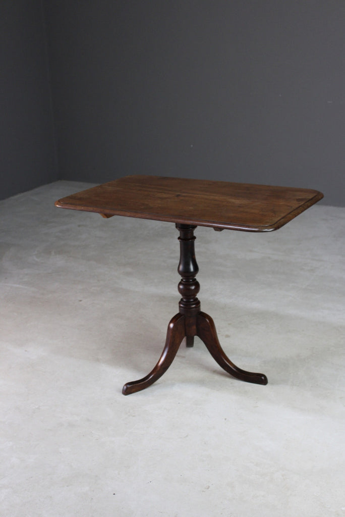 Antique Mahogany Tilt Top Supper Table - Kernow Furniture