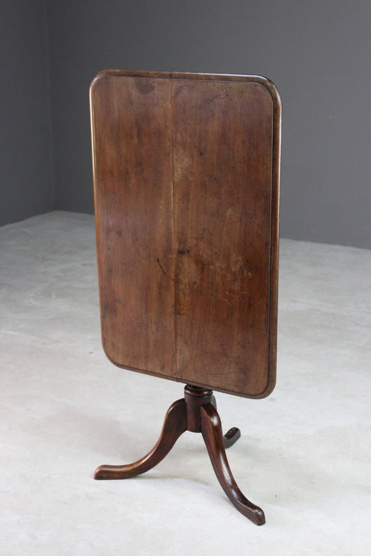 Antique Mahogany Tilt Top Supper Table - Kernow Furniture