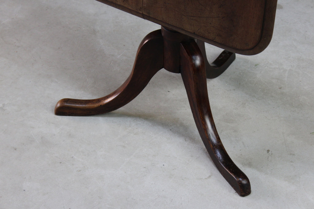Antique Mahogany Tilt Top Supper Table - Kernow Furniture