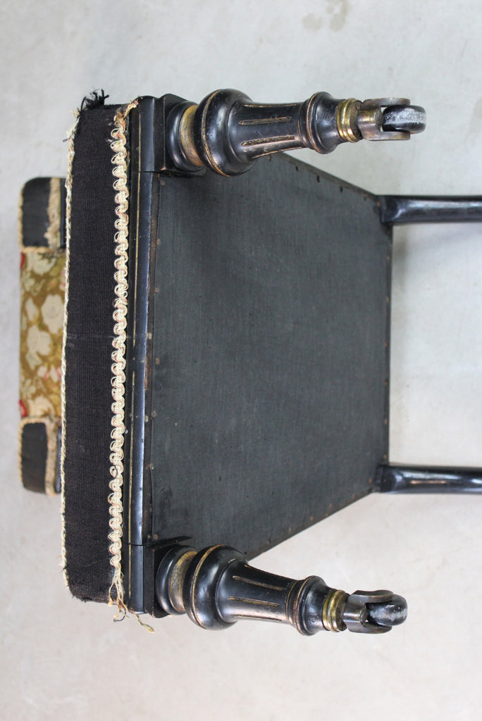 Antique Tapestry Prayer Chair - Kernow Furniture