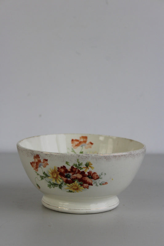 Early 20th Century Transferware Centre Bowl - Kernow Furniture